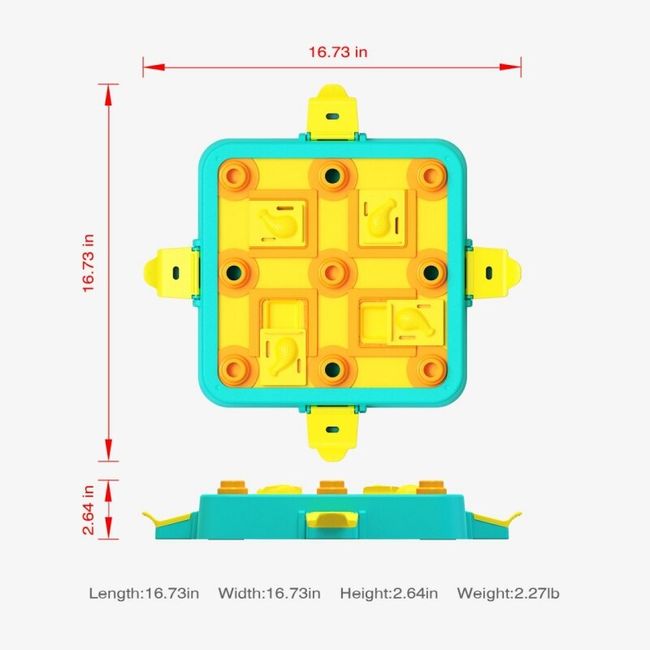 Dog Puzzle Toys Labyrinth Leak Food Dog Slow Food Bowl Non-Slip Educational  Pet