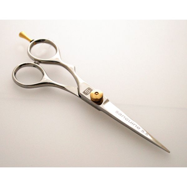 Left Handed Hair Scissors/Hairdressing Left Hand Scissors - 5.5 inch (Silver(Chrome))