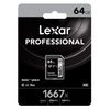 Lexar LESDMI 64GB 1000 SDXC Class 10 UHS-II U3 SDXC Memory Card
