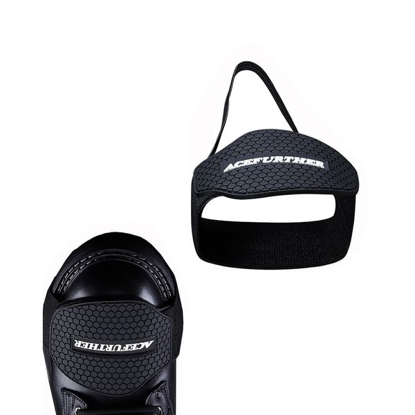BRIIKPP Shift Guard Shift Pad New Motorcycle Protective Cover Easy Installation Black