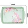 St Helens Home & Garden Melamine Serving Tray (Unicorn)