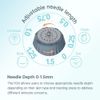 Derma Stamp 0-1.5mm Adjustable 24 Titanium Microneedles for Home Microneedling