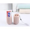 LONG TAO 4 Pcs Travel Toothbrush Case Portable Toothbrush Storage Box Toothbrush Travel Containers Wash Cup Holder Organizer for Trips and Daily Use (Green, Grey,Pink,White)