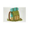 CafePress Hiking Backpack Magnets Rectangle Magnet, 3"x2" Refrigerator Magnet