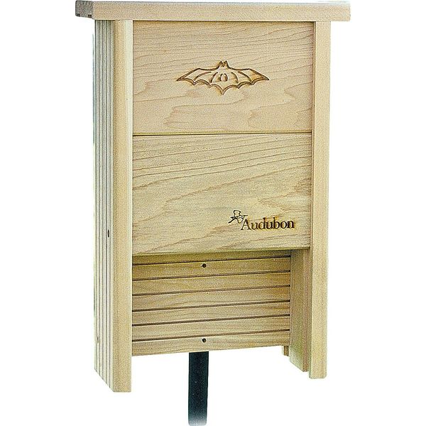 Woodlink Audubon Bat Shelter Model NABAT Light Brown, 12'' x 4.25'' x 17.5'' box