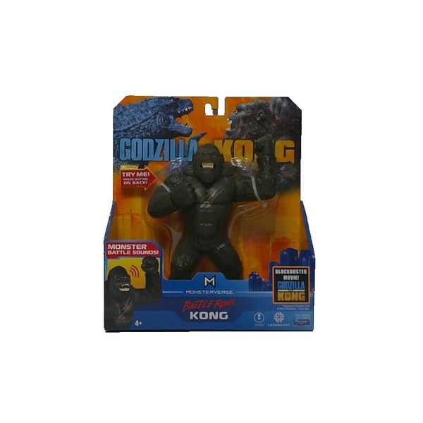 New Playmates 6" Inch GODZILLA VS. KONG BATTLE ROAR KONG