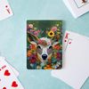 CafePress Flowers and Deer Standard Size Playing Cards