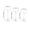 QWORK Round Acrylic Display Stand, 2 Sets Premium Clear Round Riser Stands