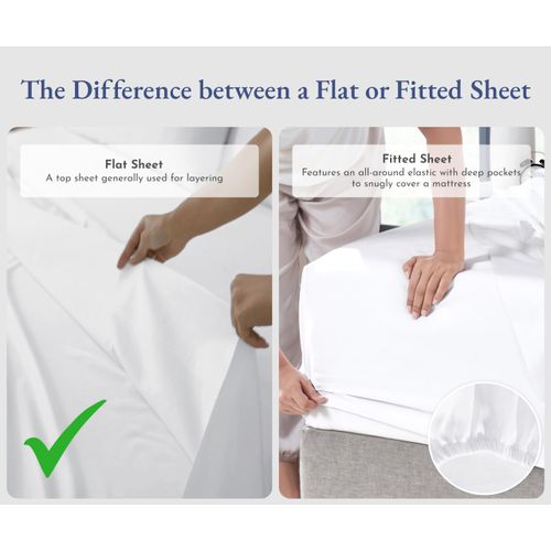 California Design Den Twin Size Flat Sheet, Soft 400 Thread Count 100% Cotton Sheet, Sateen, Cooling & Breathable Bed Sheets, Light Grey Top Sheet,Twin Sheets, Single Twin Flat Sheet Only (Light Grey)