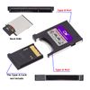 CY CFexpress Type-A to Type-B Memory Card Kit Case CFE CFA to CFB Adapter Compatible with Camera 8K RAW PCIe Expansion