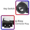 Ignition Starter, For VW Golf MK5 MK6 2004-2013 Ignition Starter Switch Steering Lock Barrel & Key