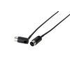 Boss BMIDI-PB3 MIDI Cable with Adjustable Straight/Angled DIN Connectors - 3 foot