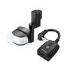 DEWENWILS Motion Sensor Outlet, Indoor Outdoor Motion Sensor Plug Outlet, Adjustable Sensing Angle,50FT Detection Range, 100FT Wireless Light Switch Transmitter, No Wiring, Long Time Delay