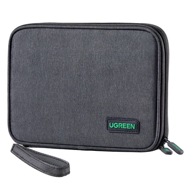 UGREEN Elektronik Tasche Reise Organizer Kabeltasche Travel Kabel Organizer Elektronische Zubehör Case Travel Organisator Festplattentasche für Powerbank, Kabel, Akku, Karte, Handy usw.