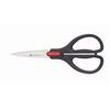 MasterClass EdgeKeeper Kitchen Scissors with Sharpener Sheath, Stainless Steel, 22cm (8.5"), Clam Packed, Black