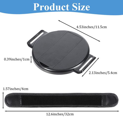 Tablet Stand with Hand Strap 360 Degree Rotating Sticky Tablet Stand Fastening Handle Grip with Adhesive Patch Multi-Angle Adjustable Universal Tablets Hand Strap Holder for All 7-11" Tablets
