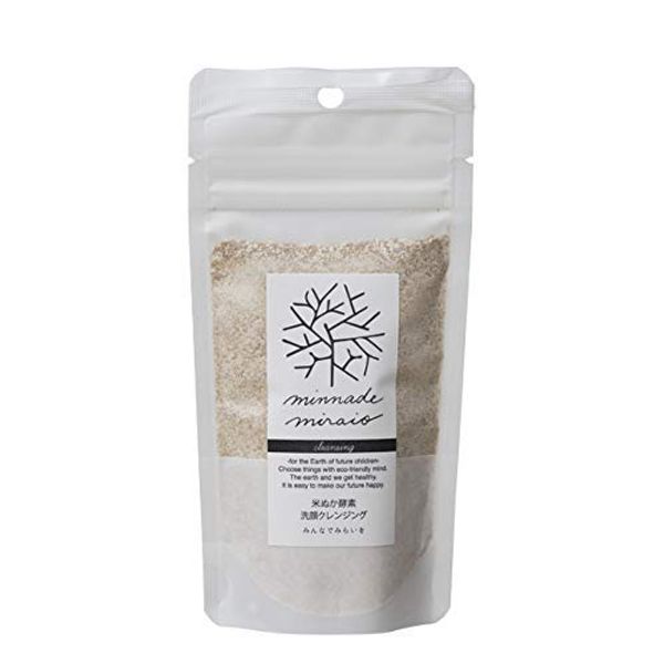 Mirai Everyone 100% Additive-free Rice Bran Enzyme Face Cleansing Refill Pack, 2.5 oz (70 g) x 6 Bags