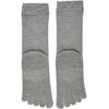 5505 Men's 5 Toe Socks, Gray