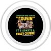 Crazy Cousin Animals Playing Board Game PopSockets PopGrip for MagSafe