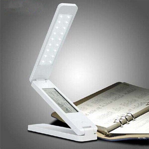 Interior lighting Light table lamp Desk light LED Desk lamp USB Rechargeable Folding Desk stand LED stand LED desk light Clock Alarm function