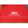 Boule aus Leidenschaft; Badetuch Sport, rot