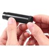 Queta 50pcs DIY Plastic Lips Balm Containers Empty Lip Balm Tubes with Cap Black