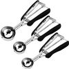 Cookie Scoop Set, Include 1 Tbsp/2 Tbsp/3 Tbsp, Cookie Scoops for Baking Set ...