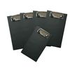 Pack of 5 A6 Black Mini Pocket Clipboards