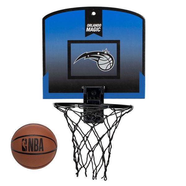 Franklin Sports NBA Orlando Magic Mini Over The Door Basketball Hoop - Kids Indoor Mini Basketball Hoop with Basketball - NBA Fan Shop Mini Hoop for Bedroom + Office - Over The Door Mini Hoop Set