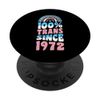 100 Percent Trans Since 1972 Transgender Boho Rainbow PopSockets Swappable PopGrip