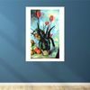 Spiffing Prints Paul Cezanne - Blue Room and Vase - Small - Matte - Framed