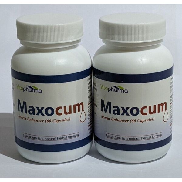 MaxoCum Pills - 2 Month Supply - Natural Herbal Dietary Supplement Maxo Max Cum