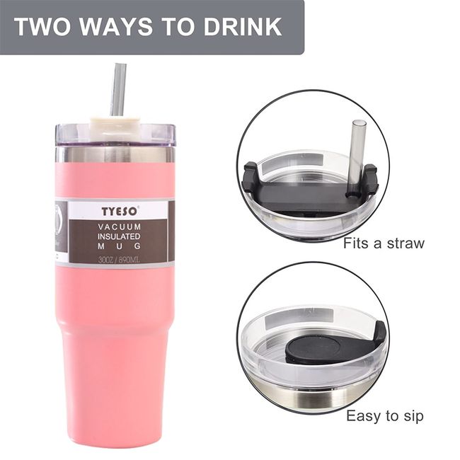 Travel Coffee Mug StainlessSteel Thermos Tumbler Cups Vacuum Flask Water  Bottle