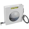 Azeeda 'Golf Ball' Keyring Tape Measure/Spirit Level Tool (KM00038530)