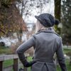 McRon Damen Gefütterte Beanie Wollmütze mit Bommel Mika Schwarz 9511
