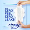 Always Infinity FlexFoam Pads for Women, Size 3, Extra Heavy Absorbency, Unscented, 28 Count