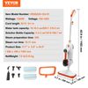 Steam Mop Hard Wood Floor Cleaner with 7 Replaceable Brush Heads & 2 Pads