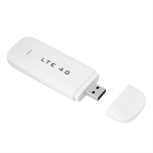 4G USB Wifi Dongle,4G LTE USB Network Adapter Wireless WiFi Hotspot Router Modem Stick,White Portable 100Mbps High Speed WiFi hotspot(Without Wifi Function)