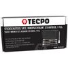 TECPO Socket Spanner Set 7-Piece Inner Hexagonal Nuts 3/8 Inch Tool for Allen Screws 3-10 mm Hexagon Socket