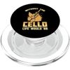 Cello Instrument Funny Playing Musical Lesson PopSockets PopGrip for MagSafe