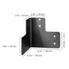 8pcs Workbench Corner Brackets Kit 6.5x6.5x6.5 in/165x165x165 mm Angle Brackets