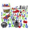 Tim Mee Galaxy Laser Team Bucket - 80pc Sci-Fi Space Plastic Figure Mars Playset