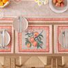 furn. Anemone Peaches Indoor/Outdoor Table Runner - Multi - 180 x 35cm