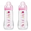 MAM Easy Active Baby Bottle 330ml 2 Pack – Pink