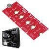 M2 M.2 Ngff/Nvme Length Extend Adapter 2230, 2242,Multipurpose Ssd Extension Bracket Card Plate for Pc Computer Case