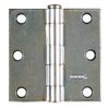 3" Zinc Plated Removable Pin Broad Hinges (Pack of 2)