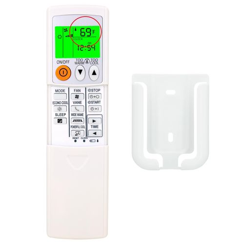 Replacement Remote Control Compatible with Mitsubishi Electric Mr Slim Air Conditioner MSY-A24NA,MSZ-A09NA,MSZ-A12NA,MSZ-A15NA,MSZ-A17NA,MSZ-A09NA-1,MSZ-A12NA-1,MSZ-A15NA-1,MSZ-A17NA-1,with Backlit