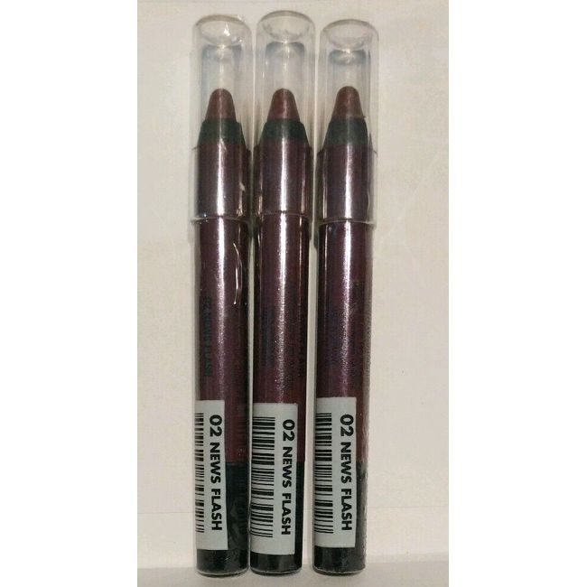 Milani Lip Flash Full Coverage Lip Pencil # 02 News Flash,new Lot of 3.