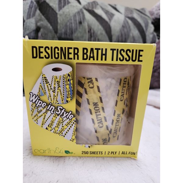 Designer Bath Tissue◇CAUTION TAPE "WARNING!"◇Wip
