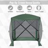 7'x7' Pop Up Camping Canopy Tent with Ventilating Mesh, Carry Bag